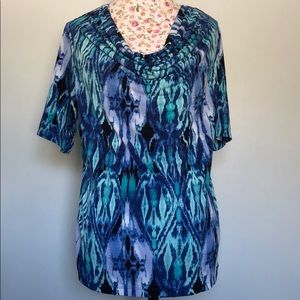 Peter Nygard Petite Women’s short sleeve L shirt